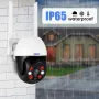 KERUI K268 Tuya 3MP PTZ WiFi IP Wireless Camera Smart Outdoor Home Security 4X Digital Zoom Dome Camera Motion Tracking Night Vision Two-way Audio CCTV Video Surveillance Cameras