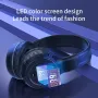 Fone de ouvido sem fio Bluetooth ZEALOT B570 com tela LED, estéreo HiFi Heaset, graves profundos, cancelamento de ruído CVC, suporte para cartão TF, fones de ouvido supra-auriculares com microfone