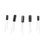 200PCS 15 Values 0.1UF-220UF In-line Electrolytic Capacitor Assortment Kit 10V 16V 25V 50V