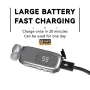 K75 Lavalier Headset Bluetooth Hörlurar Intelligent Samtal Brusreducerande 20H Uppspelning LCD Digital Display Clips-on Trådbundna In-ear Lavalier Hörlurar