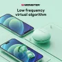 Monster XKT30 TWS Hörlurar Trådlösa Bluetooth 5.4 Hörlurar 360° Panoramiskt Ljud Basförbättring Intelligent Brusreducering Med Samtal 16H Speltid Öronklämmor Hörlurar