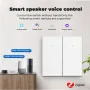 Tuya Smart Zigbe Touch Switch EU Plug APP Remote Control Timing Function Work with Alexa Google Home