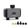 MoesHouse Tuya Smart bluetooth Dual Watering Timer IP55 Automatically Schedules Automatic Drip Irrigation Controller Garden Valve Work with Alexa Google Home