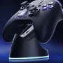 ThundeRobot G80 Ultimate Tri-mode Wireless Gaming Controller with RGB Charger Stand Hall Effect Joystick and Trigger Gamepad Support Four-motor Vibration Function Six-axis Somatosensory Wired/2.4G/bluetooth Custom Gaming Controllers