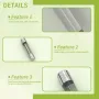 360PCS Fast Blow Glass Fuses Assortment Kit 24 Values Auto Fuses Assortment Kit 250V 0.5A-25A 5x20mm 6x30mm Glass Fuses