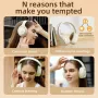 L50 Wireless bluetooth Headset ANC Earphone AI Call Noise Reduction 40mm Large Dynamic Unit 3.5mm AUX Sports Headphones