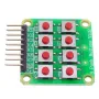 Arduino용 마이크로 스위치 2x4 매트릭스 키보드 8비트 키보드 외부 키보드 확장 보드 모듈 Geekcreit - 공식 Arduino 보드와 호환되는 제품