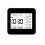 Termômetro e higrômetro inteligente 13 em 1 Tuya WIFI, medidor de temperatura e umidade interno preciso, monitor com display de hora/calendário/alarme, suporte para controle remoto por aplicativo para escritório doméstico