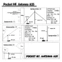 Upgraded Pocket Antenna A25 1-30MHz Shortwave Antenna Radio Inverted V Antenna Shortwave Antenna N0HF