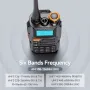 Baofeng BF-K69 ハイパワートランシーバー マルチバンド ワイヤレス コピー周波数 999CH タイプC AM FM DTMF NOAA ポータブル 2ウェイ アマチュア無線