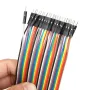120pcs 30cm Male To Female Breadboard Jumper Cable 2.54mm Dupont Wire