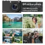 D7 4K Digital Camera 2.83 Inch IPS Display Screen 28X Optical Zoom Portable Vlogging Camera for Beginner Photography HD Video Recording