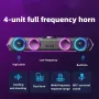 Havit M19 Computer Speaker bluetooth Soundbar Dual 52mm Speakers Dual Bass Diaphragm RGB Light 3.5mm Wired Knob-type Desktop Speaker USB Power Supply