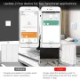 MOES Tuya ZigBe Wireless 9 Scene Switch Push Button Battery Powered Transmitter Smart Life App Automation 1/2/3 Gang Smart Home Scene Switch
