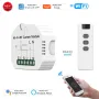 Tuya WiFi Smart RF433 Blind Shutter Curtain Switch with Remote APP Timing Function Voice Control with Alexa Google Assistant