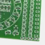 Kit de treinamento de habilidade para placa de prática de soldagem com LED rotativo SMD 3 peças DIY