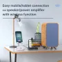 Digital Display bluetooth Audio Receiver Support USB U Disk Adapter 2 RCA 3.5MM AUX Optical Fiber Type-C Power Supply