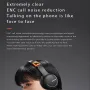 DMOOSTER D51 bluetooth Headset Wireless ANC Headphone ENC Noise Cancelling 40mm Dynamic Speaker AUX E-Sports On-ear Foldable Headphones with Mic
