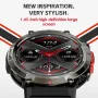 Bakeey 1.45 inch HD Screen Built-in Flashlight bluetooth Call Heart Rate Blood Pressure Blood Oxygen Monitor Breathing Training Sleep Monitoring Multi-sport Modes Music Playback IP67 Waterproof Smart Watch