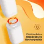 MoesHouse Tuya ZigBee3.0 Curtain Motor with Lithium Battery Rechargeable Removable with Remote Control Work With Alexa Google Home