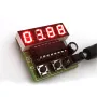 DIYデジタル時計キット 4桁ディスプレイ 2.4V-5.5V RF-4ボード 組み立て簡単 教育ツール コンパクトデザイン