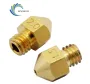Kingroon M6 Copper Nozzle 1.0mm 1.5mm Larger Diameter Nozzles For 1.75mm 3mm Filament Big Hole Brass Nozzle 3D Printer Parts