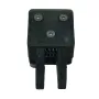 QU-2020 CW Key Automatic Morse Magnetic Adsorption Base Mini Dual Paddle Key Morse Code Keyer for SW Radio