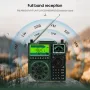 Retekes TR113 Taşınabilir Radyo Amiral Gemisi Ateş Alıcısı Tam Bant Amatör Radyo Alıcısı Amatör Kısa Dalga Anten Radyo VHF UHF SSB