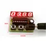 DIYデジタル時計キット 4桁ディスプレイ 2.4V-5.5V RF-4ボード 組み立て簡単 教育ツール コンパクトデザイン