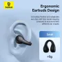 Tai nghe nhét tai Baseus AirGo AS01 TWS không dây bluetooth 5.3 Tai nghe Trình điều khiển 10mm Tăng cường âm trầm Mic kép ENC Chống ồn Phát lại 25 giờ Độ trễ chơi game thấp Tai nghe thể thao kẹp tai