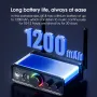 OMS M18 bluetooth V5.3 Audio Receiver Transmitter 3.5MM AUX RCA USB Multi-point Interface RGB Light Driver-free Adapter with Two External High-gain Antennas Support Microphone Singing for Phone Tablet TV Speaker