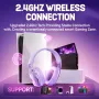 Picun G1 Wireless Headset bluetooth Gaming Headset 40mm Driver 3D Spatial Audio Low Gaming Delay 30H Battery Life Gamer Headphones with ENC HD Mic