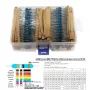 156 Giá trị 3120 PCS 1/4W Bộ điện trở màng kim loại 1Ω-10MΩ Dung sai 1% Lý tưởng cho các dự án điện tử và thiết kế mạch