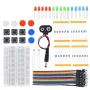 Starter Kit for UN0 R3 Beginner 13 in 1 Starter Kit Mini Breadboard LED Light Jumper Wire Button