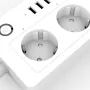 XS-A26 16A Smart WiFi Power Strip with 4 EU Outlets Plug and 4 USB Charging Port Timing Function App Voice Control Work with Alexa Google Home Assistant