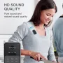 WS11 Mini Giyilebilir bluetooth 5.4 Hoparlör HD Neodimyum Tam Aralıklı Hoparlör 18H Oynatma IPX5 Su Geçirmez Eller Serbest Arama Açık Hava Kablosuz Mıknatıs Hoparlörler ile Açık Hava Bisiklet Hoparlörü