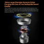 KZ Dawns Dynamic Earphones In-ear Monitor Earbuds 10mm Super-linear Dynamic Driver HiFi Bass Sports Music Earphones Ergonomics Headset with HD Microphones