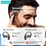 USAMS UG26 OWS Headset Wireless bluetooth Earphone Transparent Capsule Shell 3D Stereo Surround 21H Playback Open-ear Sports Headphones with Mic