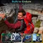 Rogbid Tank M1 5ATM Waterproof Swimming Hifi Bluetooth Call Heart Rate Blood Pressure SpO2 Monitor Fitness BT5.3 Smart Watch