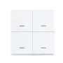 Interruptor Tuya Smart ZigBee3.0, 4 grupos, cenário, 12 cenas, interruptor, botão de pressão, controlador, suporte para assistente doméstico, gateway Zigbee3.0 necessário