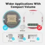 MoesHouse WM-104-M Tuya WiFi Matter Mini Smart Switch Module Relay Timer Home Automation App Remote Control Work with Alexa Google Assistant