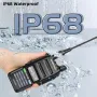 Baofeng UV-9R Pro V2 高出力長距離トランシーバー 128チャンネル トライパワー マルチバンド ワイヤレス コピー周波数 IP68 防水 タイプC 充電式 アマチュア無線 双方向ラジオ 懐中電灯付き