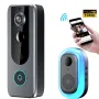 M20 1080P Tuya WiFi Video Doorbell 155° Wide Viewing Intelligent Night Vision 2-way Audio IP65 Waterproof APP Remote Monitoring HD Visual Door Bell Supports PIR 4000mAh Battery