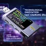 FNIRSI-FNB58 USB QC/PD電圧・電流計テスター Type-C多機能急速充電テスター HDスクリーンディスプレイ ヒューマンコンピュータインタラクションケーブル検出測定モジュール