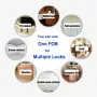 Invisible Sensor Lock EMID IC Card Drawer Digital Cabinet Intelligent Electronic Locks for Wardrobe Furniture Hardware