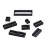 122Pcs IC Socket Assortment Kit 2.54mm Pitch 6-40 Pin DIP Sockets for PCB Prototyping and Breadboard Projects