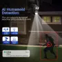 Hiseeu WS419B WS419QB 9MP WIFI IPカメラ 3レンズ＆デュアルスクリーン 8倍ズーム PTZカメラ AI自動追跡 セキュリティビデオ監視カメラ