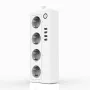 XS-A26 16A Smart WiFi Power Strip with 4 EU Outlets Plug and 4 USB Charging Port Timing Function App Voice Control Work with Alexa Google Home Assistant