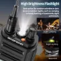 Baofeng UV-9R Pro V2 高出力長距離トランシーバー 128チャンネル トライパワー マルチバンド ワイヤレス コピー周波数 IP68 防水 タイプC 充電式 アマチュア無線 双方向ラジオ 懐中電灯付き
