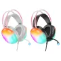 HOCO W109 Wired Headphone 50mm Speaker Coloful Light Effect Gaming Headset with External Microphone